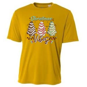 Christmas Vibes Cookie Tree Retro Cooling Performance Crew T-Shirt