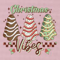 Christmas Vibes Cookie Tree Retro 25L Jumbo Tote
