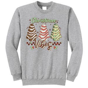 Christmas Vibes Cookie Tree Retro Sweatshirt