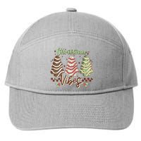 Christmas Vibes Cookie Tree Retro 7-Panel Snapback Hat