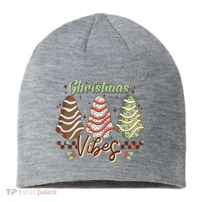 Christmas Vibes Cookie Tree Retro Sustainable Beanie