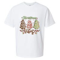 Christmas Vibes Cookie Tree Retro Sueded Cloud Jersey T-Shirt