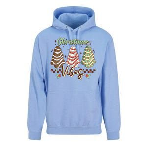 Christmas Vibes Cookie Tree Retro Unisex Surf Hoodie