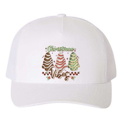 Christmas Vibes Cookie Tree Retro Yupoong Adult 5-Panel Trucker Hat