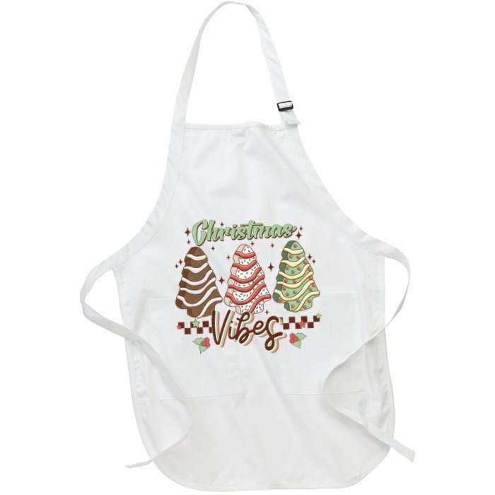 Christmas Vibes Cookie Tree Retro Apron