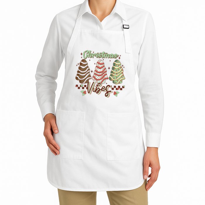 Christmas Vibes Cookie Tree Retro Apron