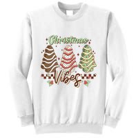 Christmas Vibes Cookie Tree Retro Sweatshirt