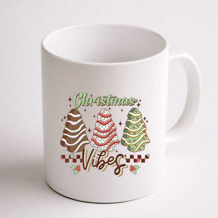 Christmas Vibes Cookie Tree Retro Coffee Mug