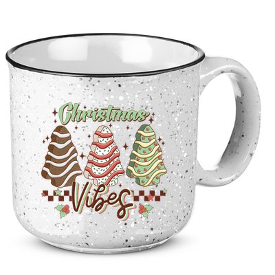 Christmas Vibes Cookie Tree Retro 15oz Campfire Ceramic Mug