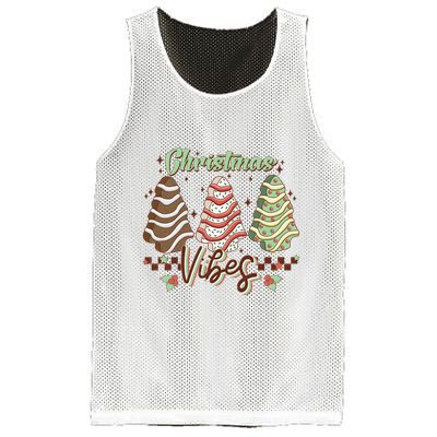 Christmas Vibes Cookie Tree Retro Mesh Reversible Basketball Jersey Tank