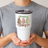 Christmas Vibes Cookie Tree Retro Tumbler
