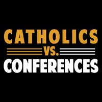 Catholics Vs Conferences Stripe Pom Pom Beanie