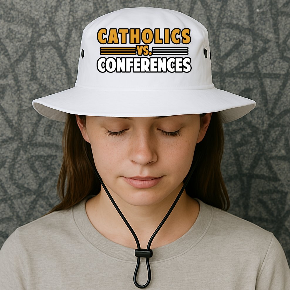 Catholics Vs Conferences Bucket Hat