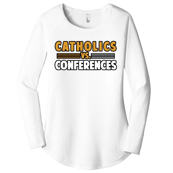 Catholics Vs Conferences Women's Perfect Tri Tunic Long Sleeve Shirt