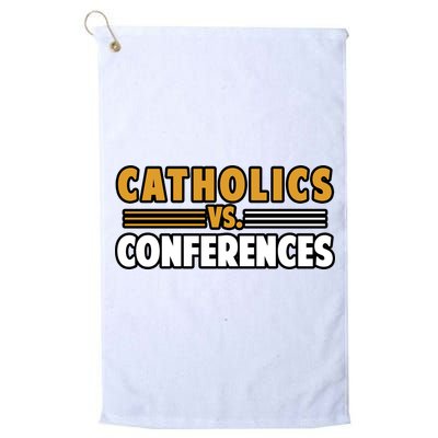Catholics Vs Conferences Golf Towel