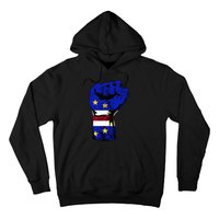 Cape Verde Cape Verdean Flag Power Handfist Cabo Pride Hoodie