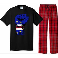 Cape Verde Cape Verdean Flag Power Handfist Cabo Pride Pajama Set