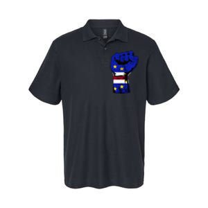 Cape Verde Cape Verdean Flag Power Handfist Cabo Pride Softstyle Adult Sport Polo