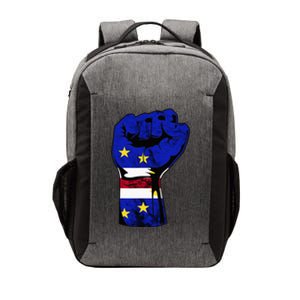 Cape Verde Cape Verdean Flag Power Handfist Cabo Pride Vector Backpack