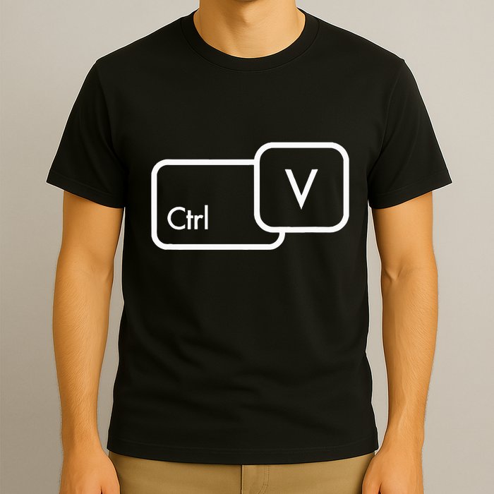 Ctrl V Copy Paste Family Matching T-Shirt