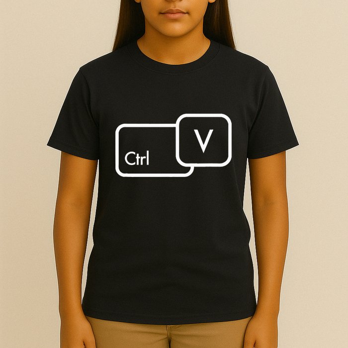 Ctrl V Copy Paste Family Matching T-Shirt