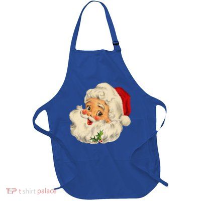 Cool Vintage Christmas Santa Claus Face Gift Apron