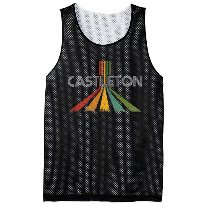 Castleton Vermont Mesh Reversible Basketball Jersey Tank