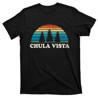 Chula Vista CA 70s Retro Throwback Design T-Shirt