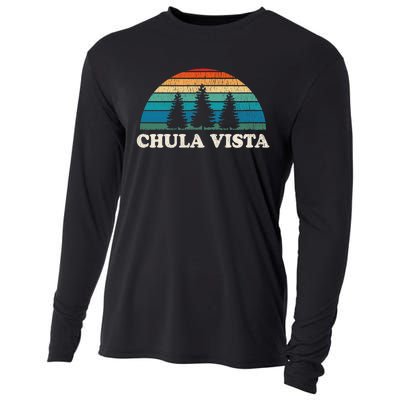 Chula Vista CA 70s Retro Throwback Design Cooling Performance Long Sleeve Crew