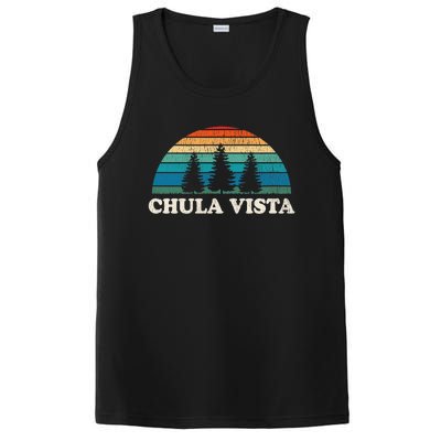 Chula Vista CA 70s Retro Throwback Design PosiCharge Competitor Tank