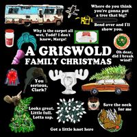 Christmas Vacation Collage Premium Scoop Christmas Family Christmas Classic Impact Tech Backpack