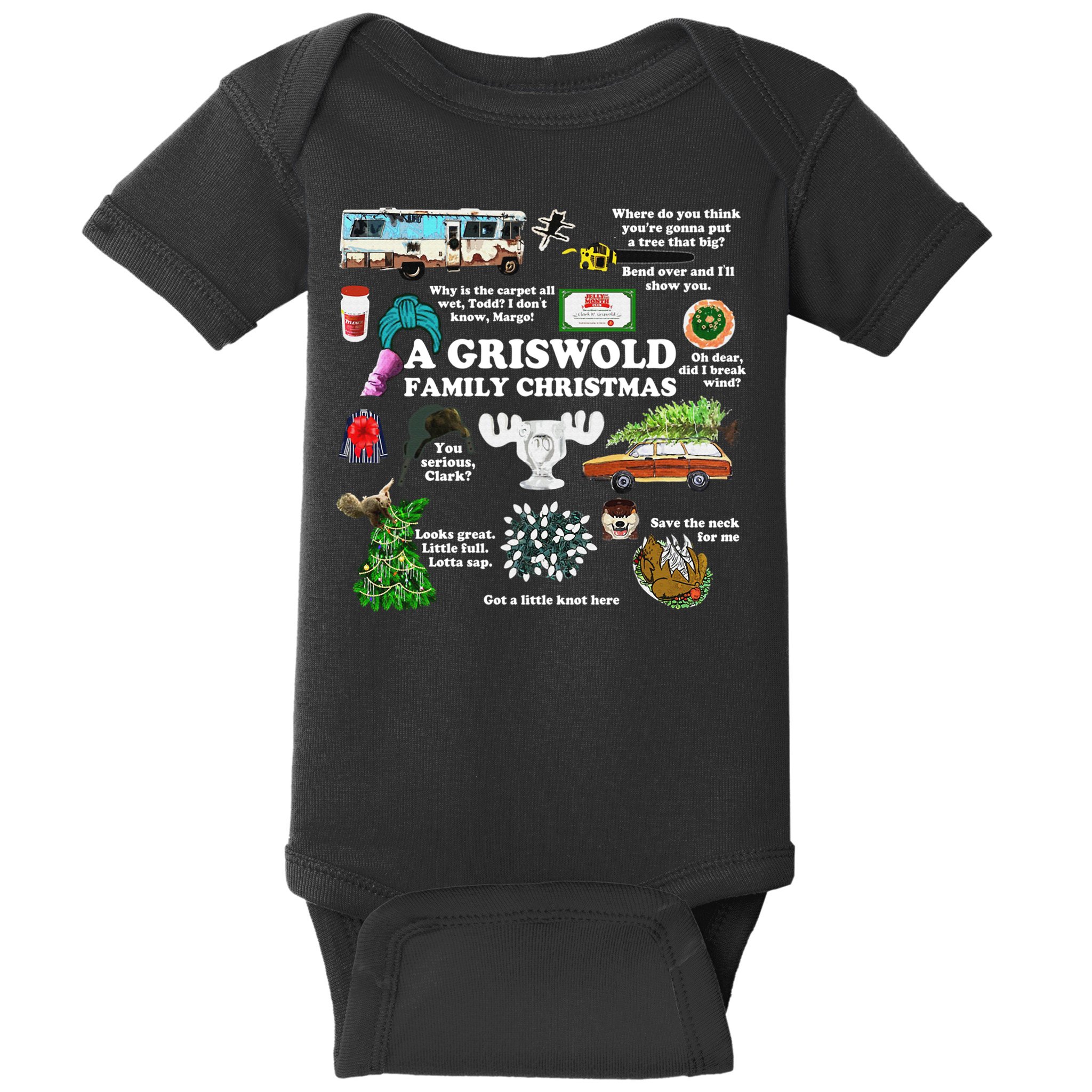 Christmas Vacation Collage Premium Scoop Christmas Family Christmas Classic Baby Bodysuit