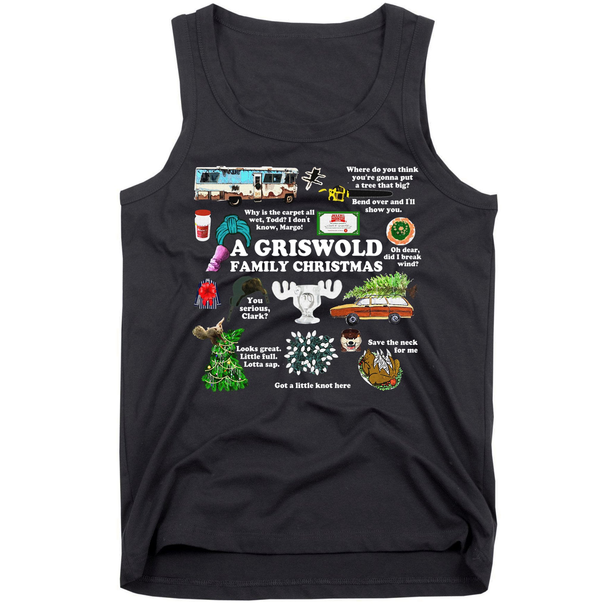 Christmas Vacation Collage Premium Scoop Christmas Family Christmas Classic Tank Top
