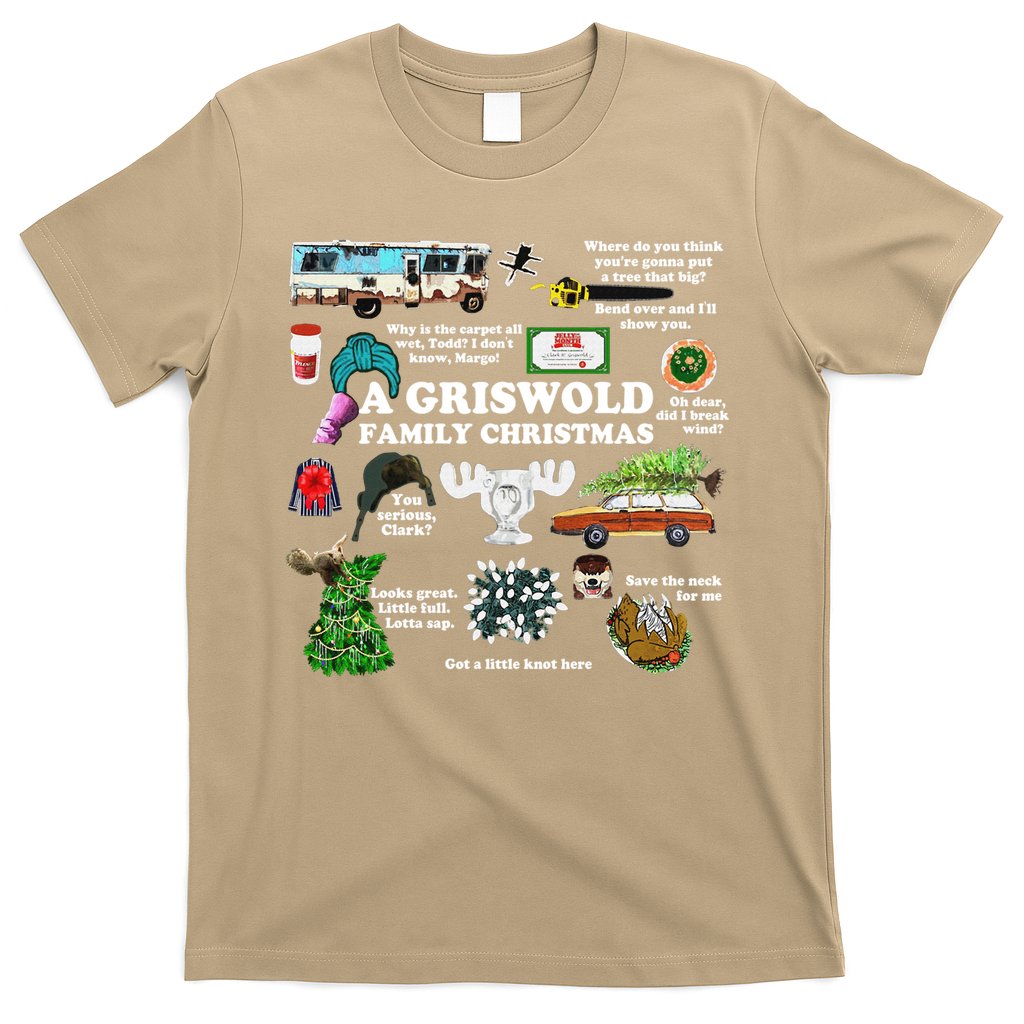 Christmas Vacation Collage Premium Scoop Christmas Family Christmas Classic T-Shirt