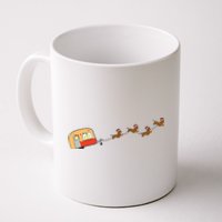 Camper Van Christmas Dachshund Sleigh Doxie Dog Xmas Pajama Coffee Mug