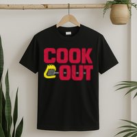 Cookout Vintage Chalk Texture Red Gray T-Shirt