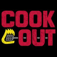 Cookout Vintage Chalk Texture Red Gray T-Shirt