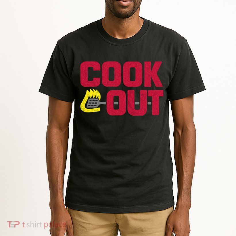 Cookout Vintage Chalk Texture Red Gray Tall T-Shirt