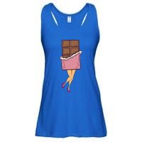 Chocolate Vintage Chocoholic Cocoa Choco Candy Cute Gift Chocolate Meaningful Gi Ladies Essential Flowy Tank