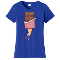 Chocolate Vintage Chocoholic Cocoa Choco Candy Cute Gift Chocolate Meaningful Gi Women's T-Shirt