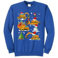 Construction Vehicle Christmas Trucks Winter Sweatshirt