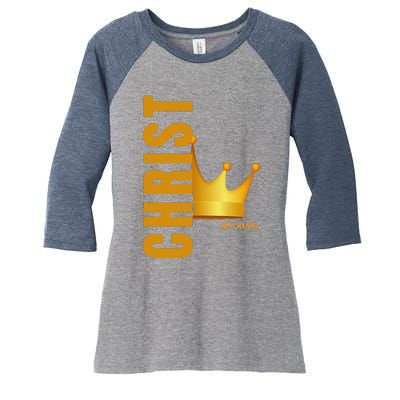 Christian Vibe Women's Tri-Blend 3/4-Sleeve Raglan Shirt