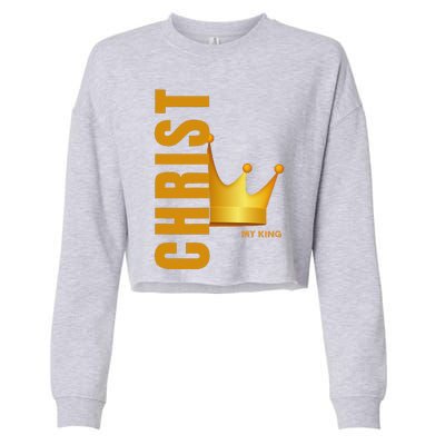 Christian Vibe Cropped Pullover Crew