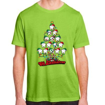 Christmas Vibes Cute Xmas Tree Cakes Vintage Neutral Holiday Adult ChromaSoft Performance T-Shirt