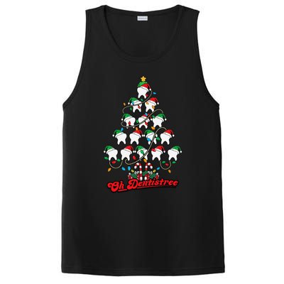 Christmas Vibes Cute Xmas Tree Cakes Vintage Neutral Holiday PosiCharge Competitor Tank