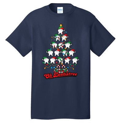 Christmas Vibes Cute Xmas Tree Cakes Vintage Neutral Holiday Tall T-Shirt