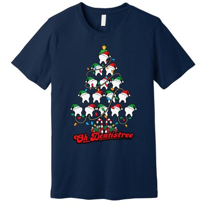 Christmas Vibes Cute Xmas Tree Cakes Vintage Neutral Holiday Premium T-Shirt