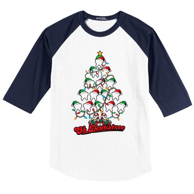 Christmas Vibes Cute Xmas Tree Cakes Vintage Neutral Holiday Baseball Sleeve Shirt