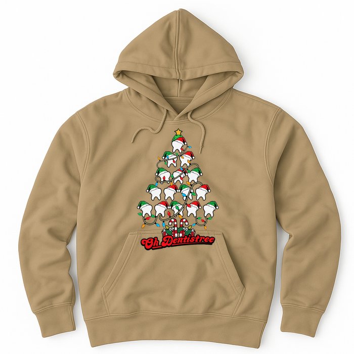 Christmas Vibes Cute Xmas Tree Cakes Vintage Neutral Holiday Hoodie