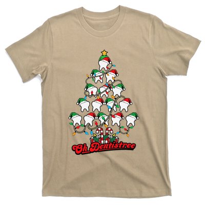 Christmas Vibes Cute Xmas Tree Cakes Vintage Neutral Holiday T-Shirt